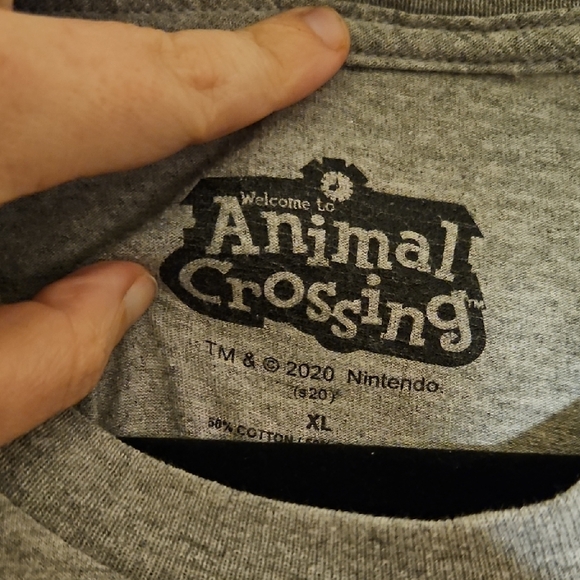Nintendo Gray Animal Crossing T-Shirt - Picture 2 of 4